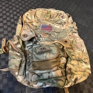 Oakley camo tactical backpack clean
